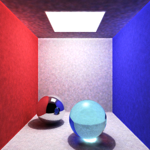 Cornell Box 2 - Photon Mapping without final gather step