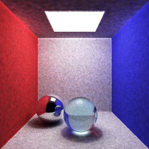 Cornell Box 3 - Photon Mapping without final gather step