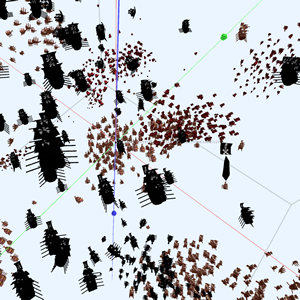 3D Rigid Body Flocking and Roshambo Predator-Prey System